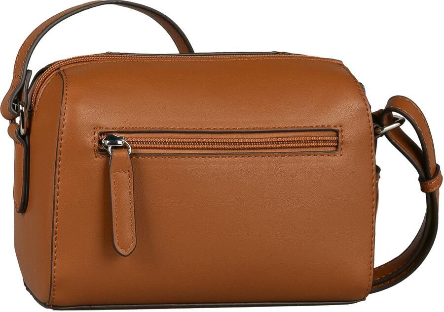 Tom Tailor Handtas Pira van een combinatie van zacht suede en nerf imitatieleer - Foto 2