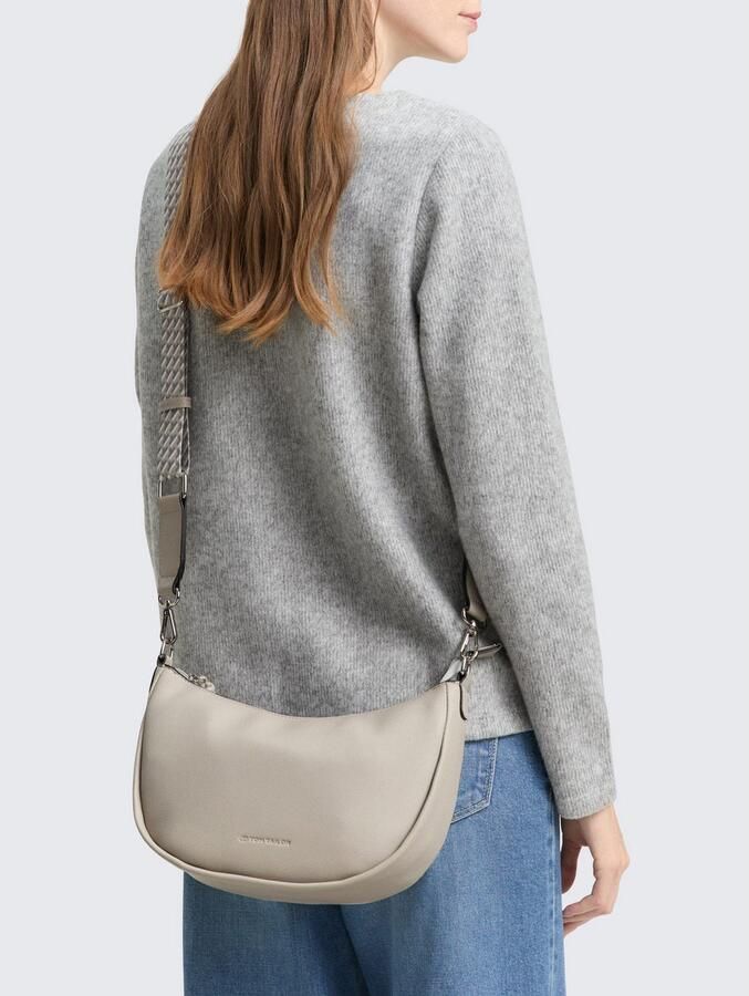 Tom Tailor Handtas TATIANA fijn geweven driekleurig webbing met harmonieuze "t"-logo-opdruk - Foto 2