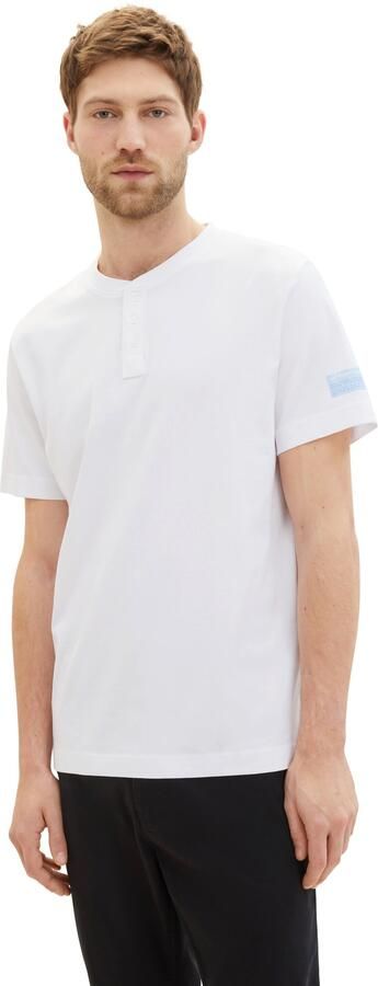 Tom Tailor Henleyshirt met knoopsluiting - Foto 6