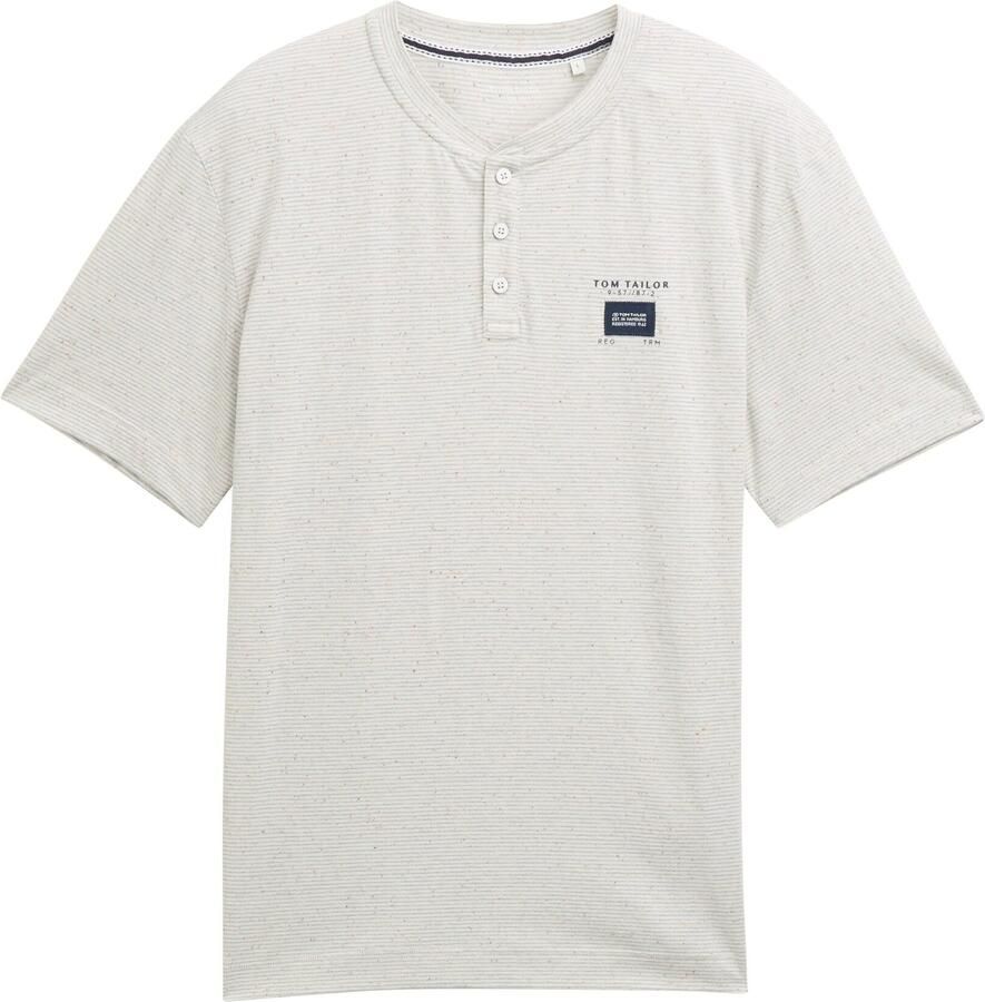 Tom Tailor Henleyshirt met logomerk - Foto 2