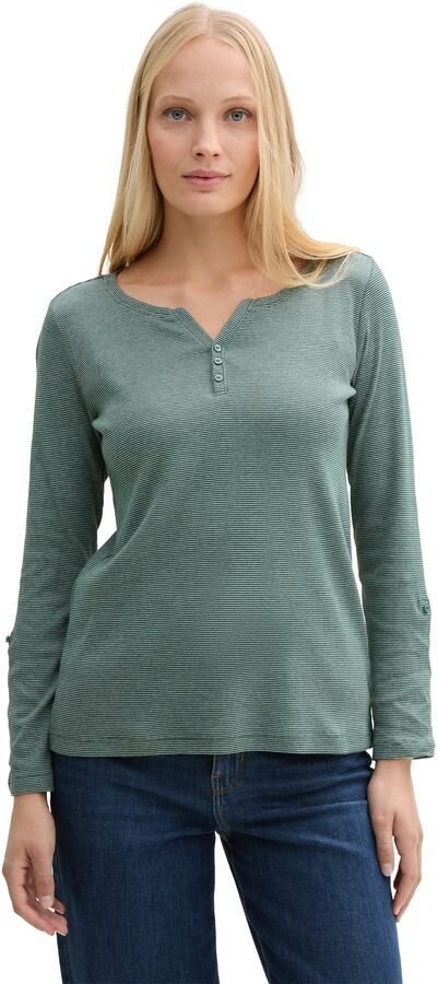 Tom Tailor Regular fit shirt met lange mouwen en biologische katoen - Foto 5