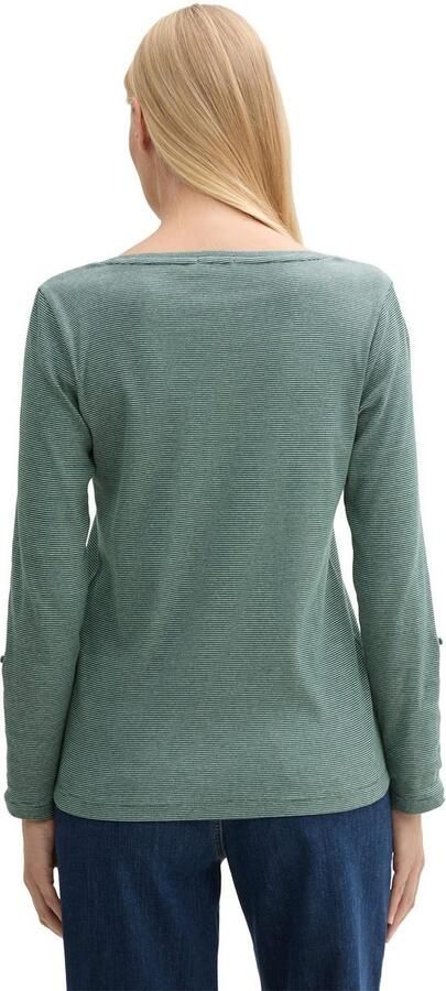 Tom Tailor Regular fit shirt met lange mouwen en biologische katoen - Foto 3