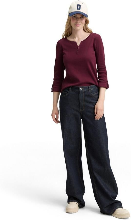 Tom Tailor Regular fit shirt met lange mouwen van katoenmix - Foto 4