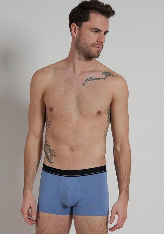 Tom Tailor Hipster KENTUCKY zacht comfortabel basic smal ade d met logo katoenmix (Set van 2) - Foto 3