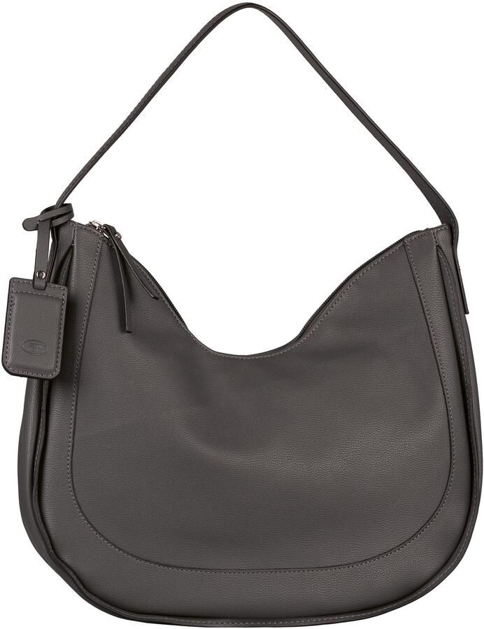 Tom Tailor Hobo-tas Adela van imitatieleer in moderne lijnvoering en afgebroken randkleur - Foto 4