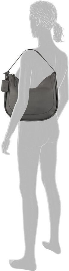 Tom Tailor Hobo-tas Adela van imitatieleer in moderne lijnvoering en afgebroken randkleur - Foto 3