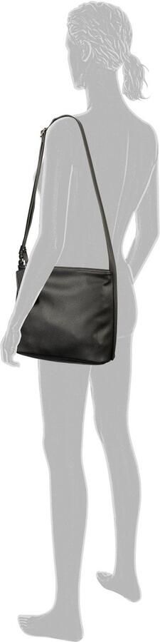 Tom Tailor Hobo-tas Amarea zacht imitatieleer met rechtlijnige snit en heldere koele kleuren - Foto 4