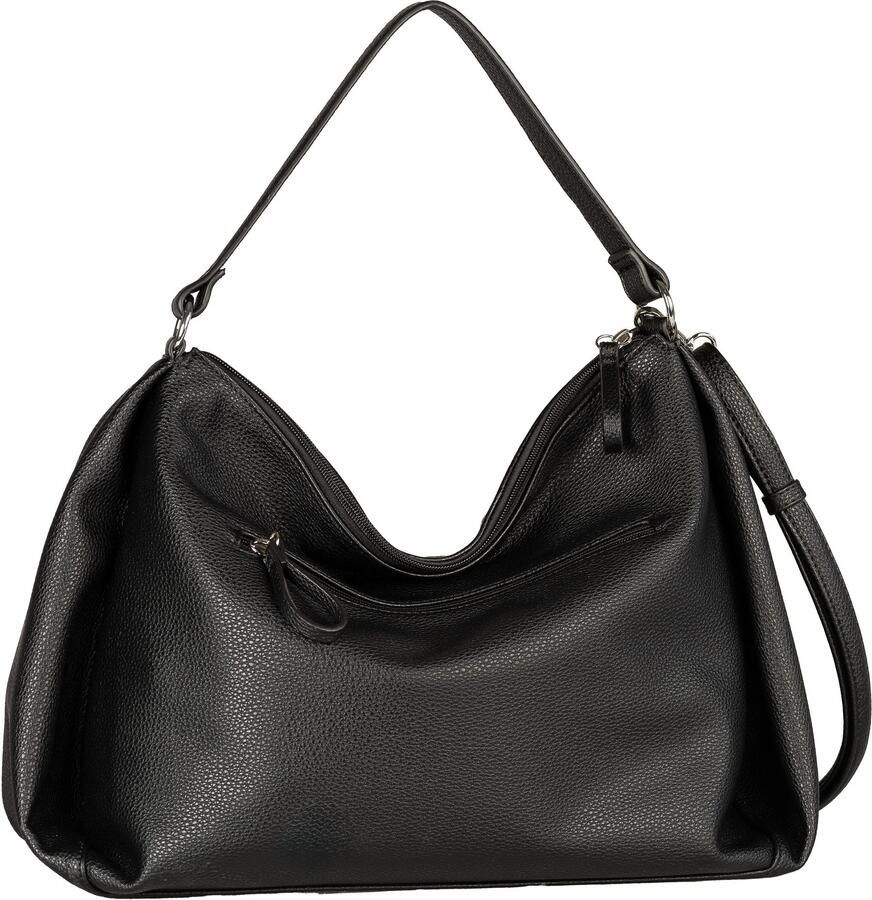 Tom Tailor Hobo-tas Cassia licht generfd imitatieleer met verfijnde snit voor veel volume - Foto 5