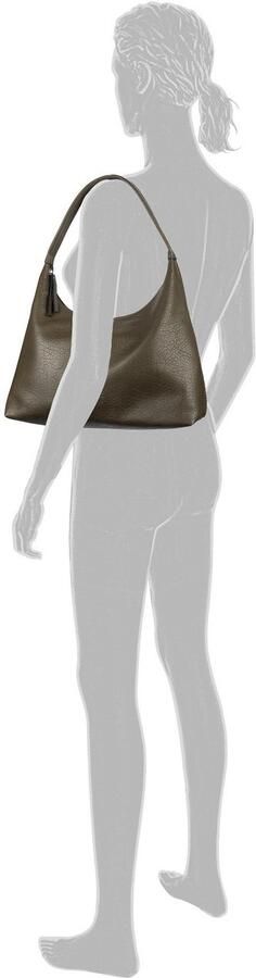 Tom Tailor Hobo-tas Evelina van zacht imitatieleer in casual trapeziumvorm met decoratieve zijden - Foto 4