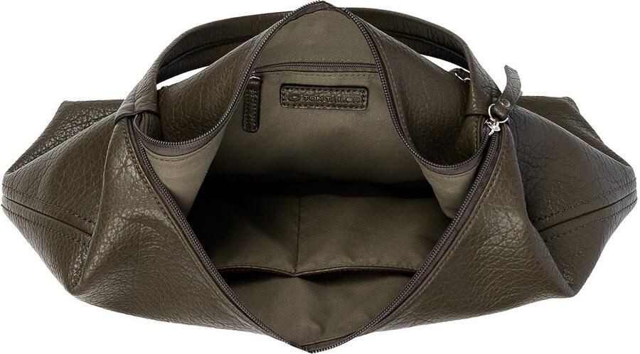 Tom Tailor Hobo-tas Evelina van zacht imitatieleer in casual trapeziumvorm met decoratieve zijden - Foto 3