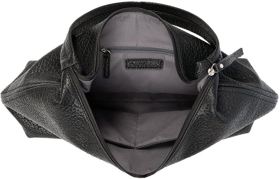 Tom Tailor Hobo-tas Evelina van zacht imitatieleer in casual trapeziumvorm met decoratieve zijden - Foto 4