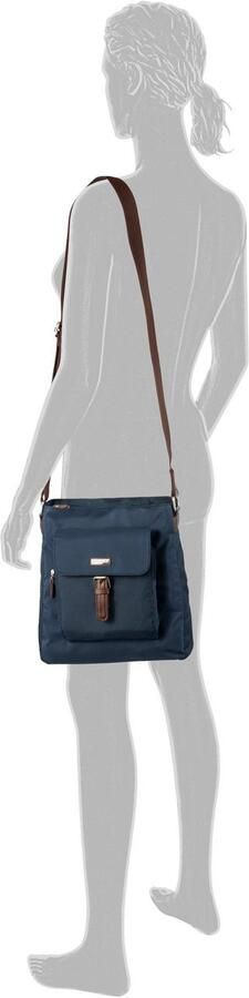 Tom Tailor Hobo-tas Rina van lichtgewicht nylon en ingewikkeld geweven riemband - Foto 3