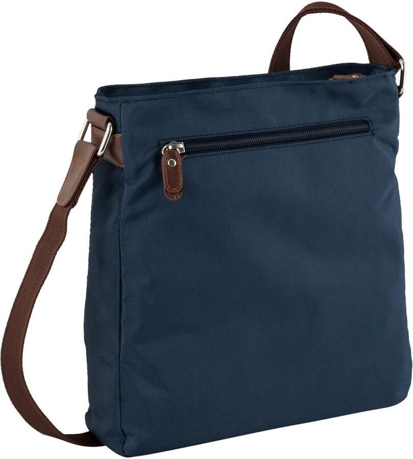 Tom Tailor Hobo-tas Rina van lichtgewicht nylon en ingewikkeld geweven riemband