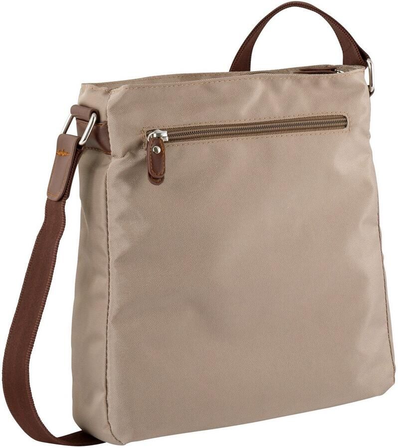 Tom Tailor Hobo-tas Rina van lichtgewicht nylon en ingewikkeld geweven riemband