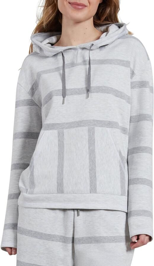 Tom Tailor Hoodie Manilla Katoenmix lange mouwen met capuchon streepdessin ademend comfortabel - Foto 6