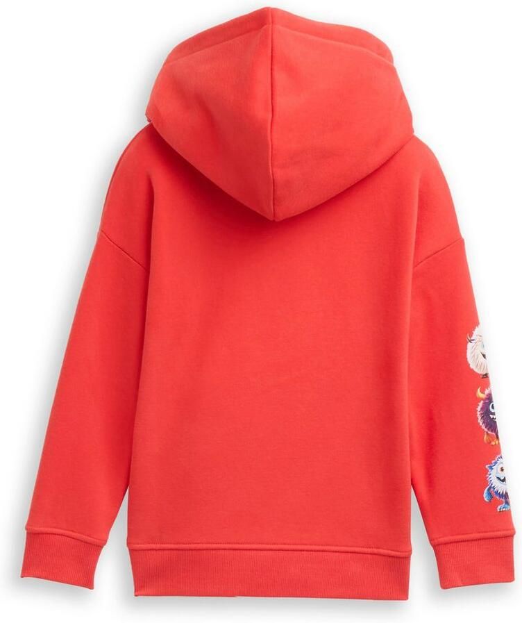 Tom Tailor Hoodie met eland-frontprint en rugprint voor kids - Foto 2