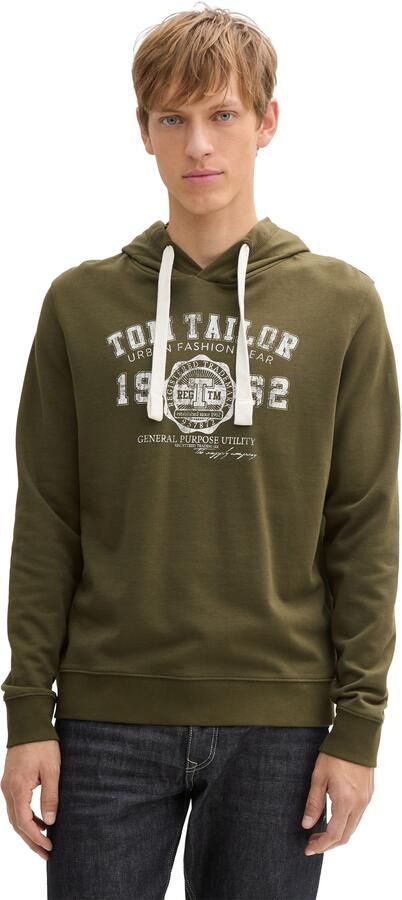 Tom Tailor Hoodie met logoprint - Foto 5
