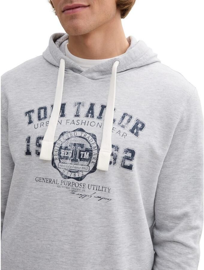 Tom Tailor Hoodie met logoprint