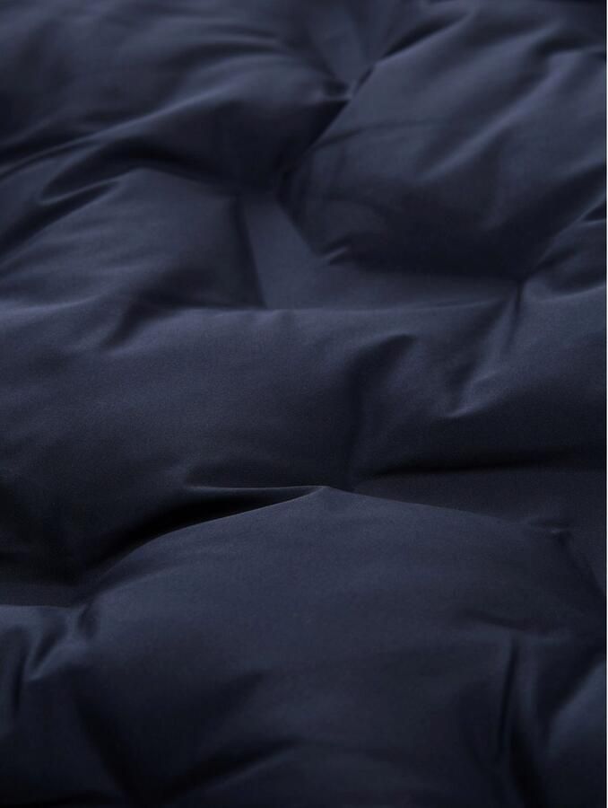 Tom Tailor Regular fit gewatteerd jack met opbergbare capuchon in de kraag