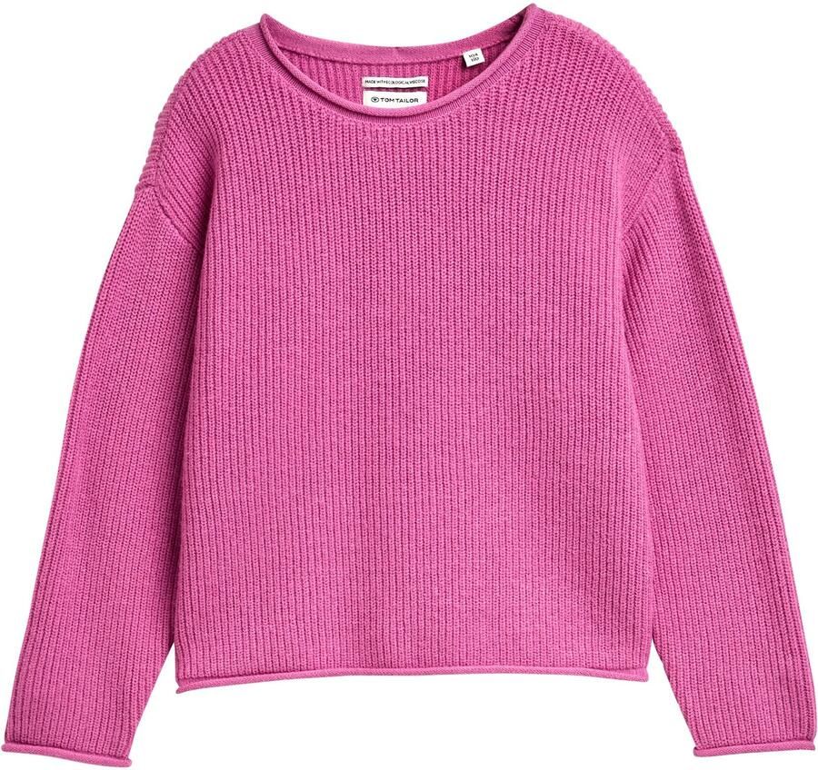 Tom Tailor Jacquardtrui met streepmotief - Foto 2