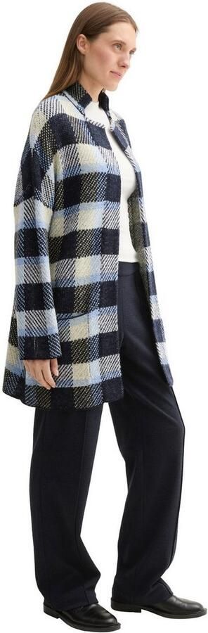 Tom Tailor Jacquardvest in ruitdesign en zonder sluiting - Foto 5