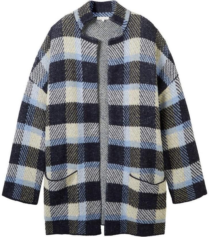 Tom Tailor Jacquardvest in ruitdesign en zonder sluiting - Foto 2