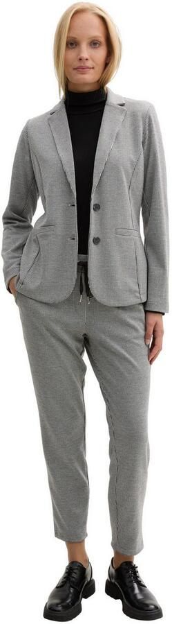 Tom Tailor Getailleerde blazer van jacquard met 2-knoopssluiting - Foto 4