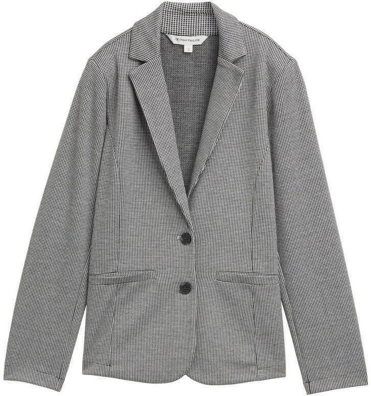 Tom Tailor Getailleerde blazer van jacquard met 2-knoopssluiting - Foto 2