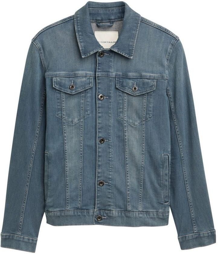 Tom Tailor Jeansjack met knoopsluiting en stretchgehalte - Foto 3