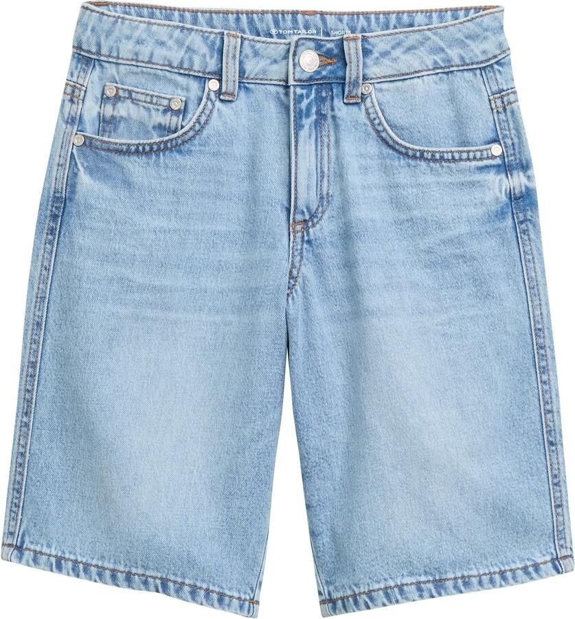 Tom Tailor Regular fit korte jeans van puur katoen - Foto 3