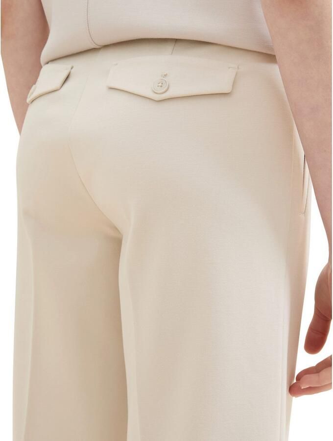 Tom Tailor Jerseybroek Wide leg met zakken