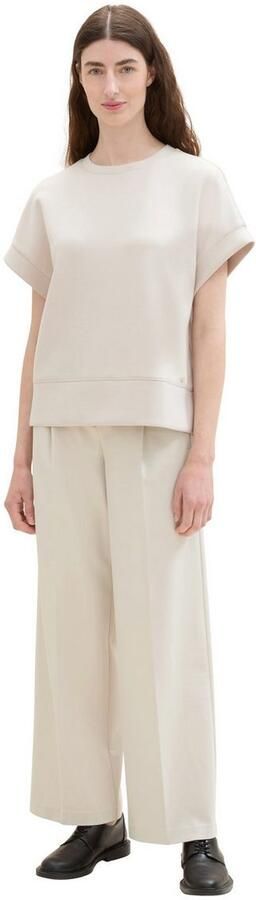 Tom Tailor Jerseybroek Wide leg met zakken - Foto 4