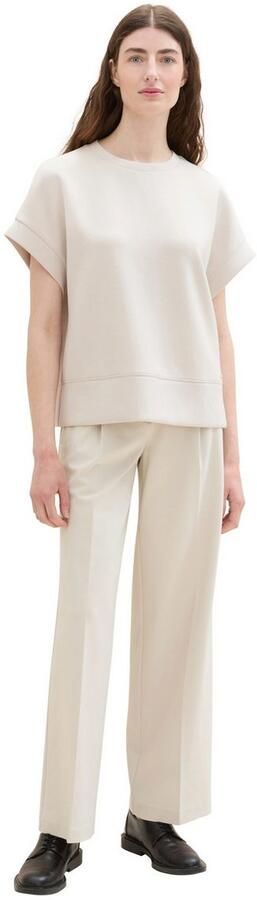 Tom Tailor Jerseybroek Wide leg met zakken - Foto 3