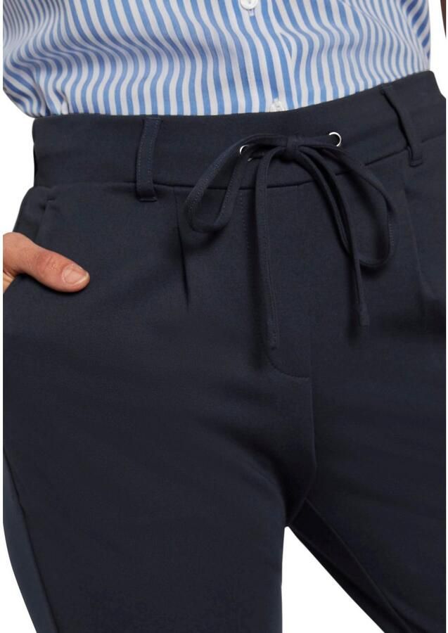 Tom Tailor Easy pants met bandplooien