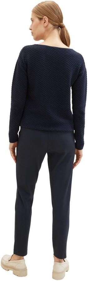 Tom Tailor Easy pants met bandplooien - Foto 4