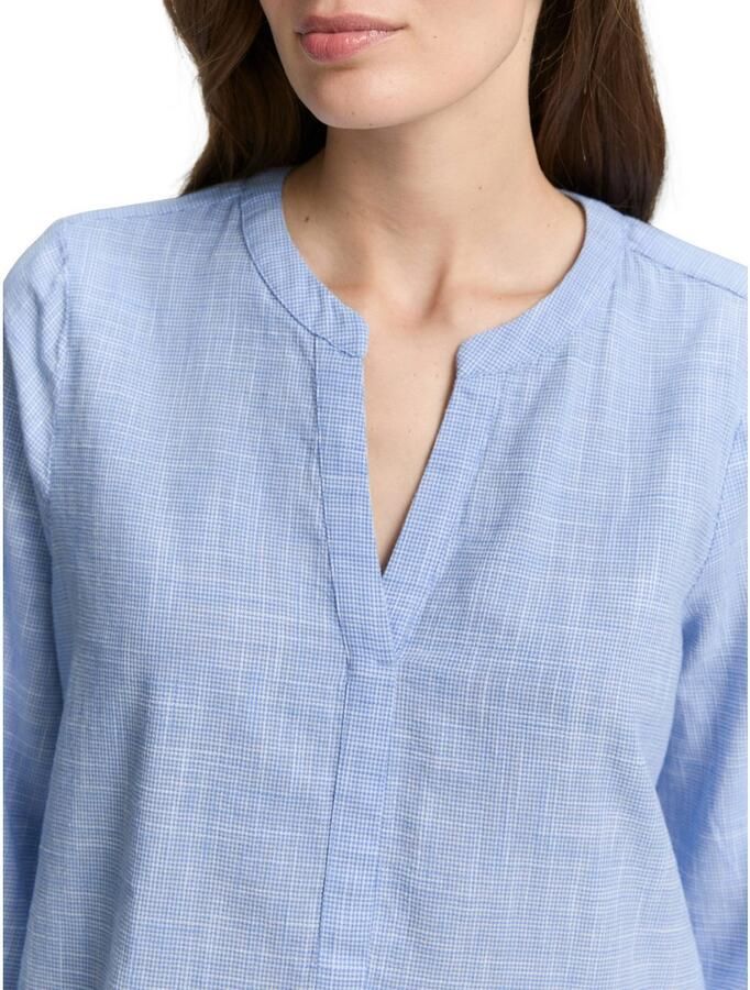 Tom Tailor Klassieke blouse met ingesneden ronde hals - Foto 2