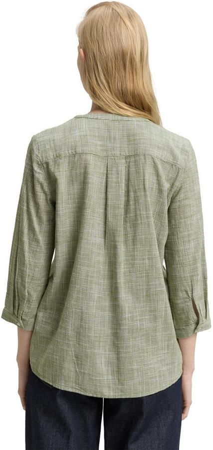 Tom Tailor Klassieke blouse met ingesneden ronde hals - Foto 5