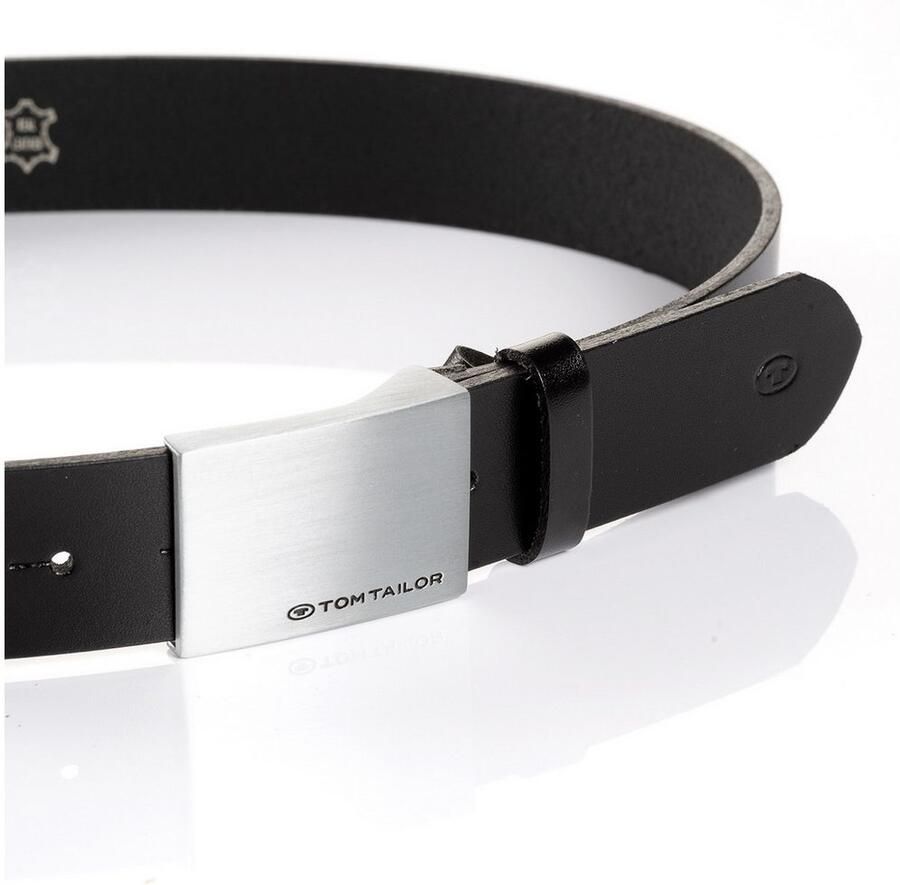 Tom Tailor Koppelriem TTBOB 3 5 cm brede herenriem modieuze klassieker koppelgesp (1 stuk)