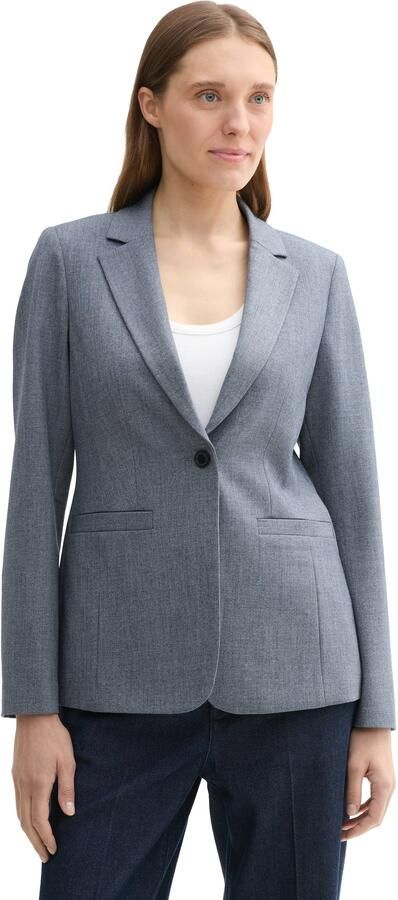 Tom Tailor Regular fit blazer met reverskraag - Foto 6