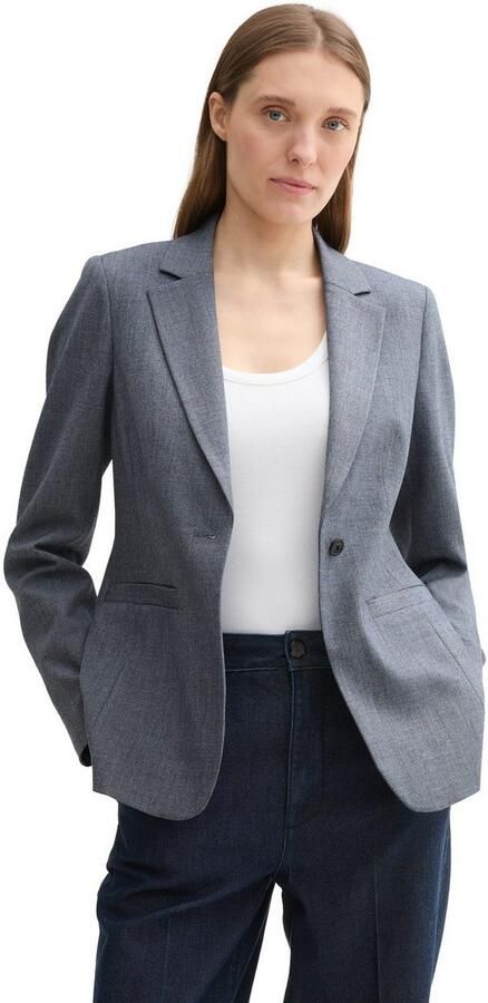 Tom Tailor Regular fit blazer met reverskraag - Foto 3