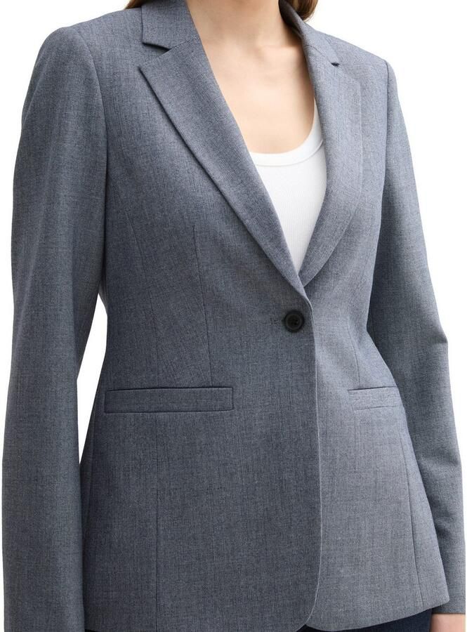Tom Tailor Regular fit blazer met reverskraag