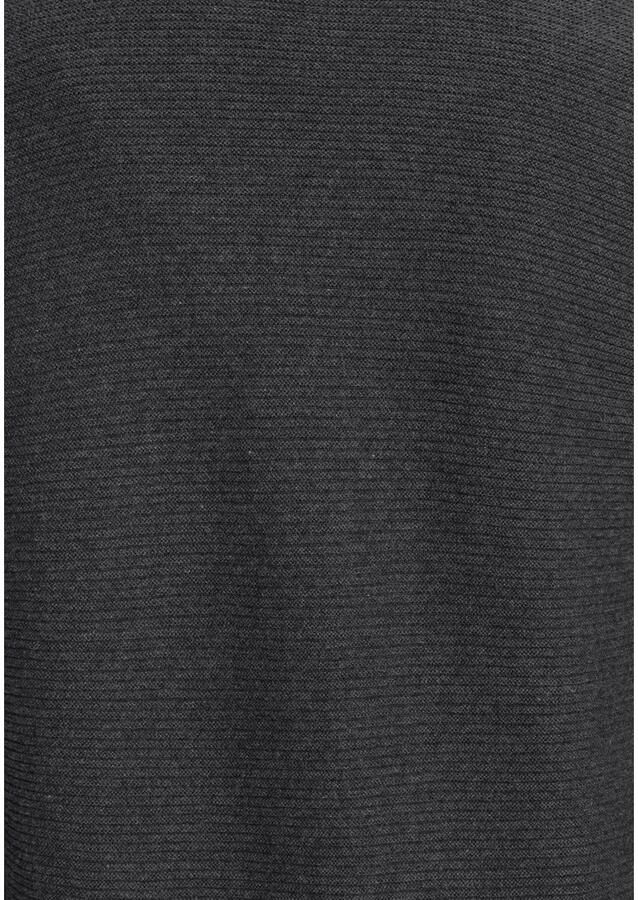 Tom Tailor Lang vest van geribd gebreide stof met opgestikte zakken