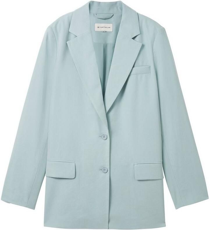 Tom Tailor Lange blazer met klepzakken - Foto 2