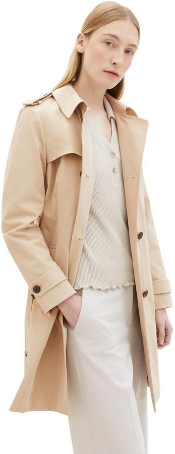 Tom Tailor Lange jas met dubbele knoopsluiting - Foto 3