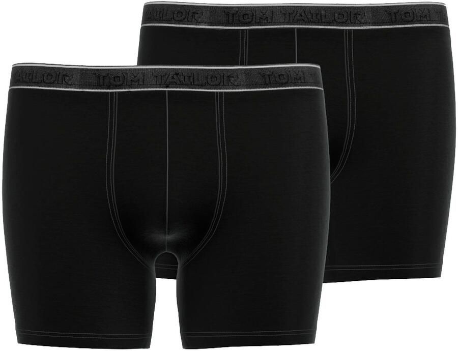 Tom Tailor Lange onderbroek Vancouver comfortabel nauwsluitend elastisch basic logoband (Set van 2) - Foto 5