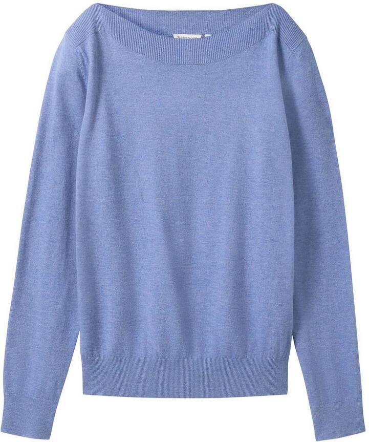 Tom Tailor Slim fit gebreide pullover met ribboord