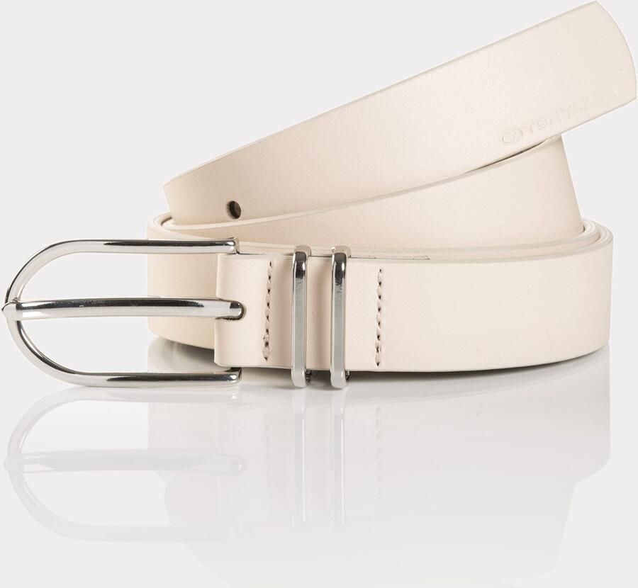 Tom Tailor Leren riem met 2 5 cm breedte perfect voor zowel casual- als businesslooks (1 stuk) - Foto 2