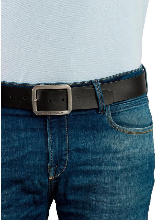 Tom Tailor Leren riem tot - Foto 3