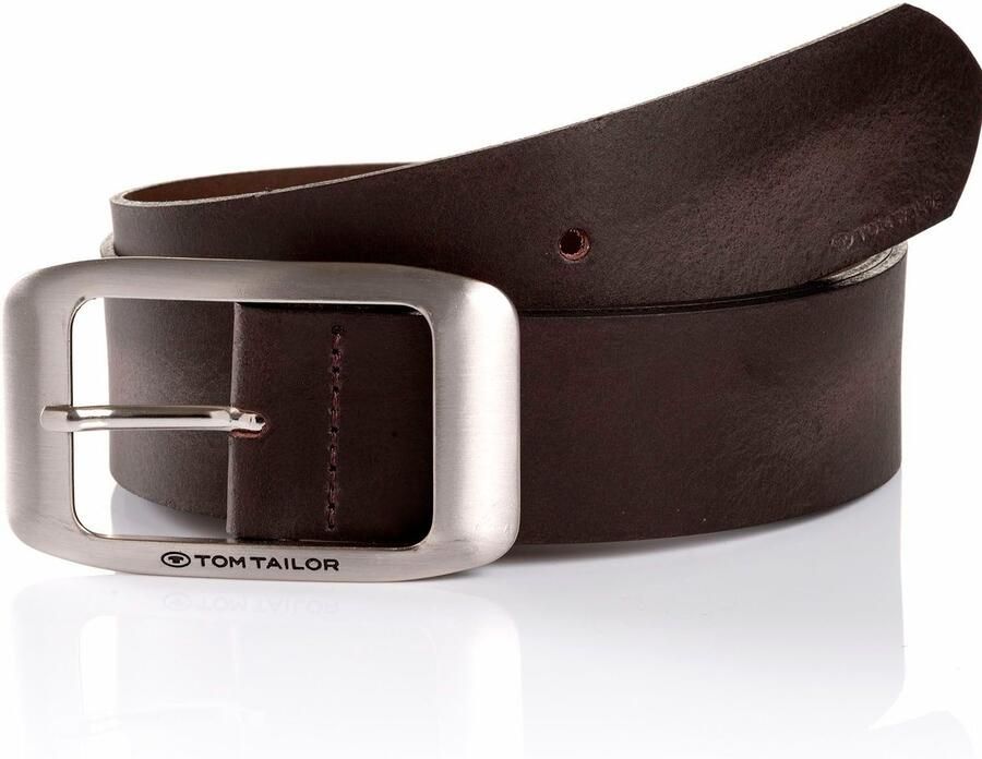 Tom Tailor Leren riem TTAMY 4 cm brede damesriem modieus veelzijdig - Foto 2