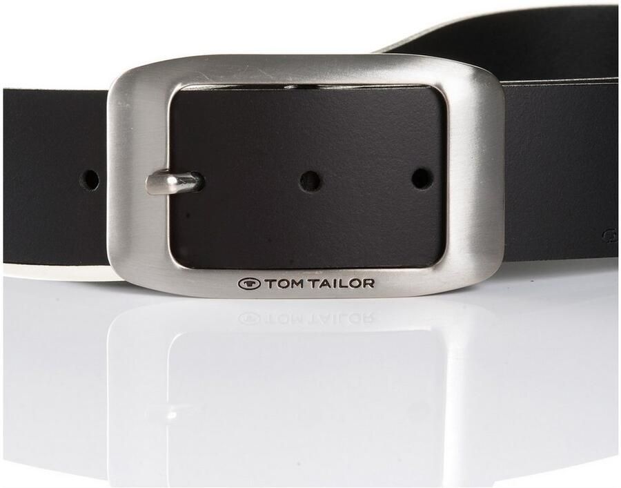 Tom Tailor Leren riem TTAMY 4 cm brede damesriem modieus veelzijdig - Foto 4